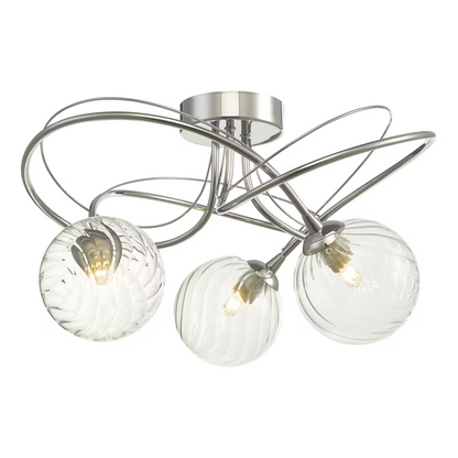 Onawa 3-Light Semi Flush