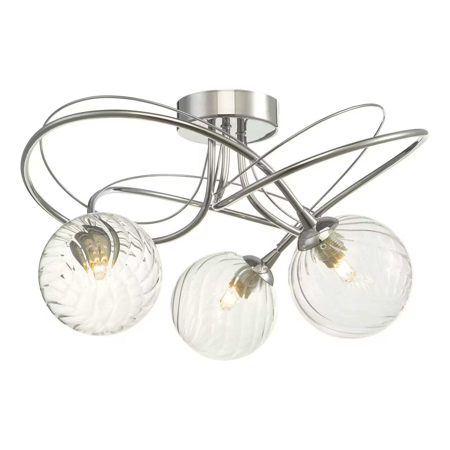 Onawa 3-Light Semi Flush