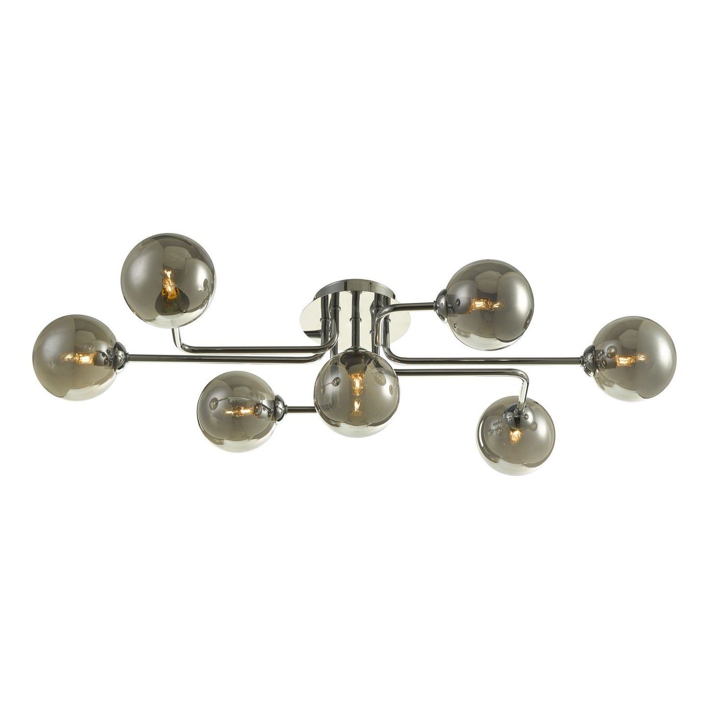 Dar Reyna 7-Light Semi-Flush Ceiling Light