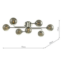Dar Reyna 7-Light Semi-Flush Ceiling Light