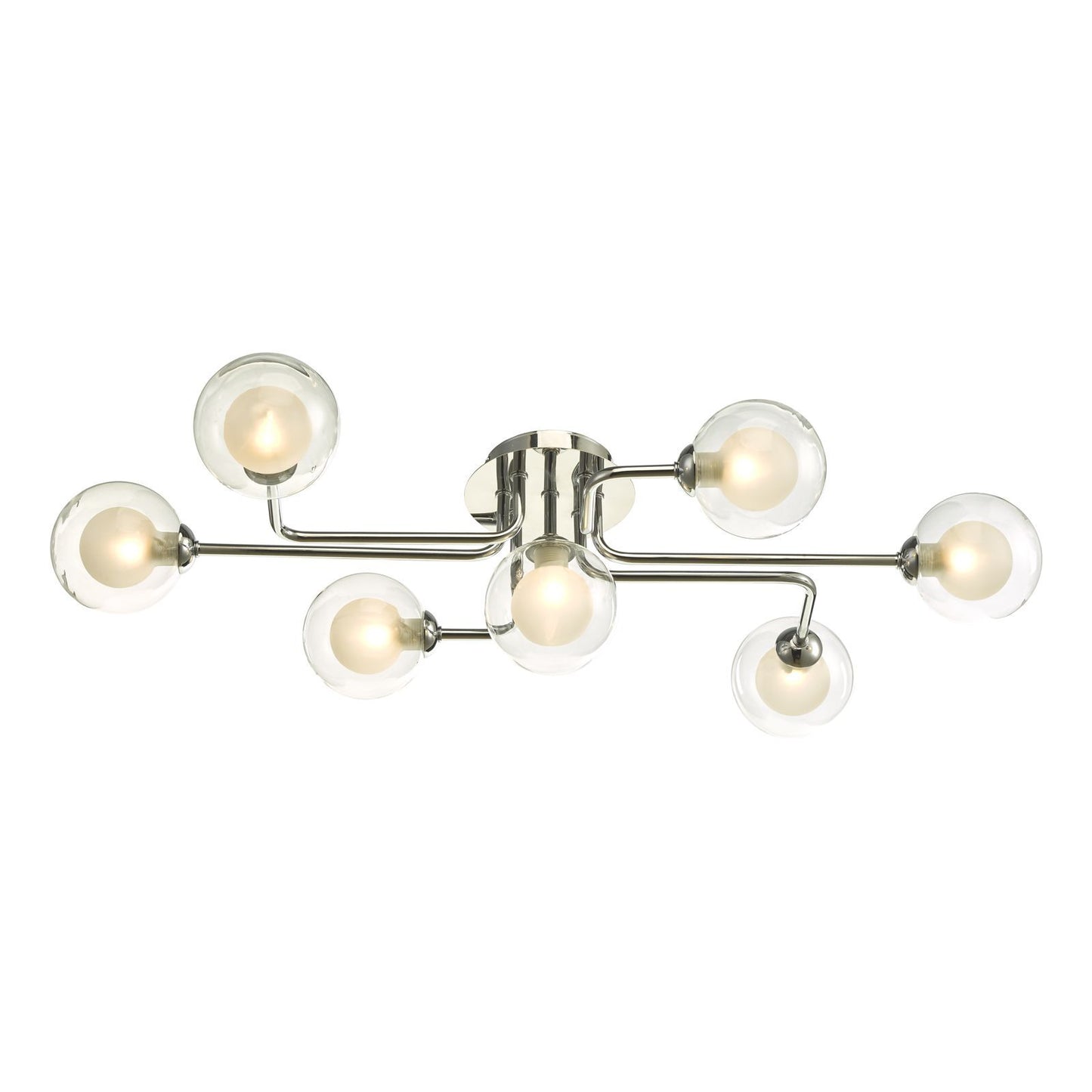 Dar Reyna 7-Light Semi-Flush Ceiling Light