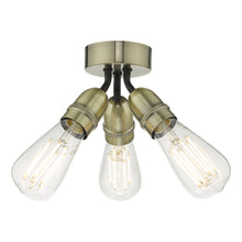 Dar Yao 3-Light Flush Ceiling Light