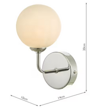 Feya 1-Light Wall Light Polished Chrome