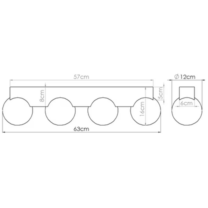 Bulbo 4 Ceiling Light