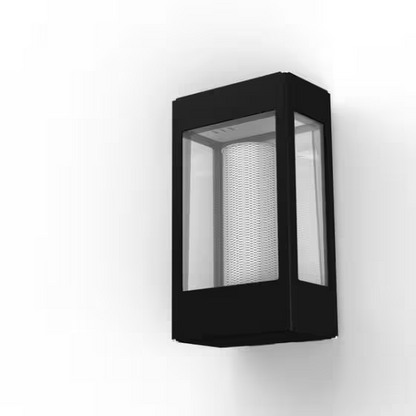 Tetra Model 1 Clear Glass E27 Wall Bracket with Extruded Aluminium Profile