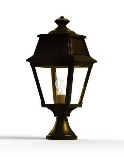 Avenue 2 Model 5 Clear Glass Pillar Mount