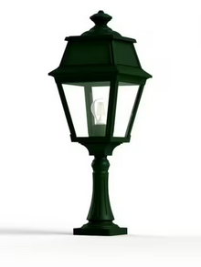 Avenue 2 Model 6 Clear Glass Pillar Mount Lantern