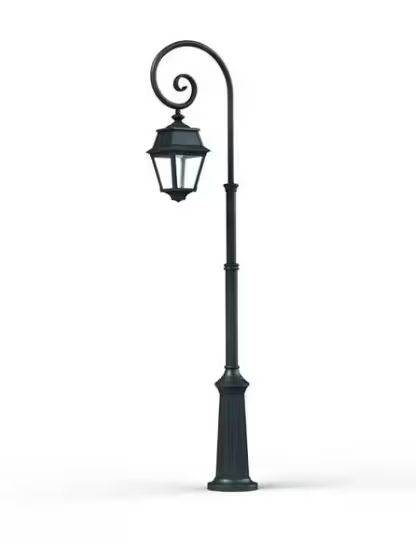 Avenue 2 Model 8 Clear Glass Lamp Post