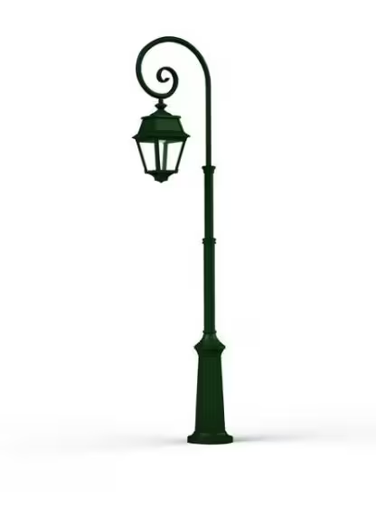 Avenue 2 Model 8 Clear Glass Lamp Post