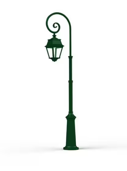 Avenue 2 Model 8 Clear Glass Lamp Post
