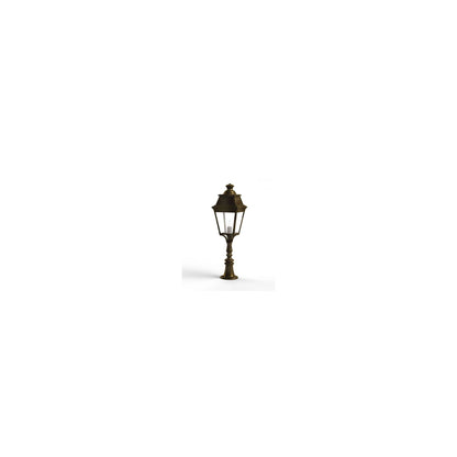 Avenue 3 Model 6 Clear Glass Pillar Mount Lantern