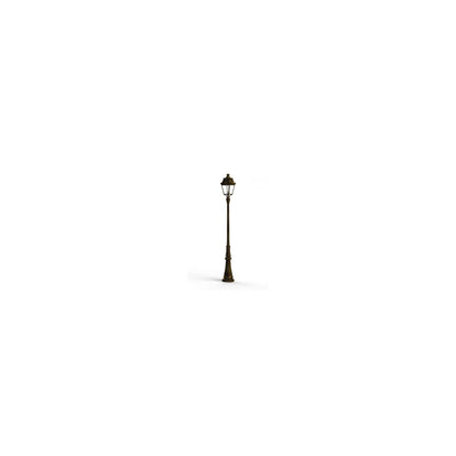 Avenue 3 Large Clear Glass Lamp Post with Minimalist lines style lantern