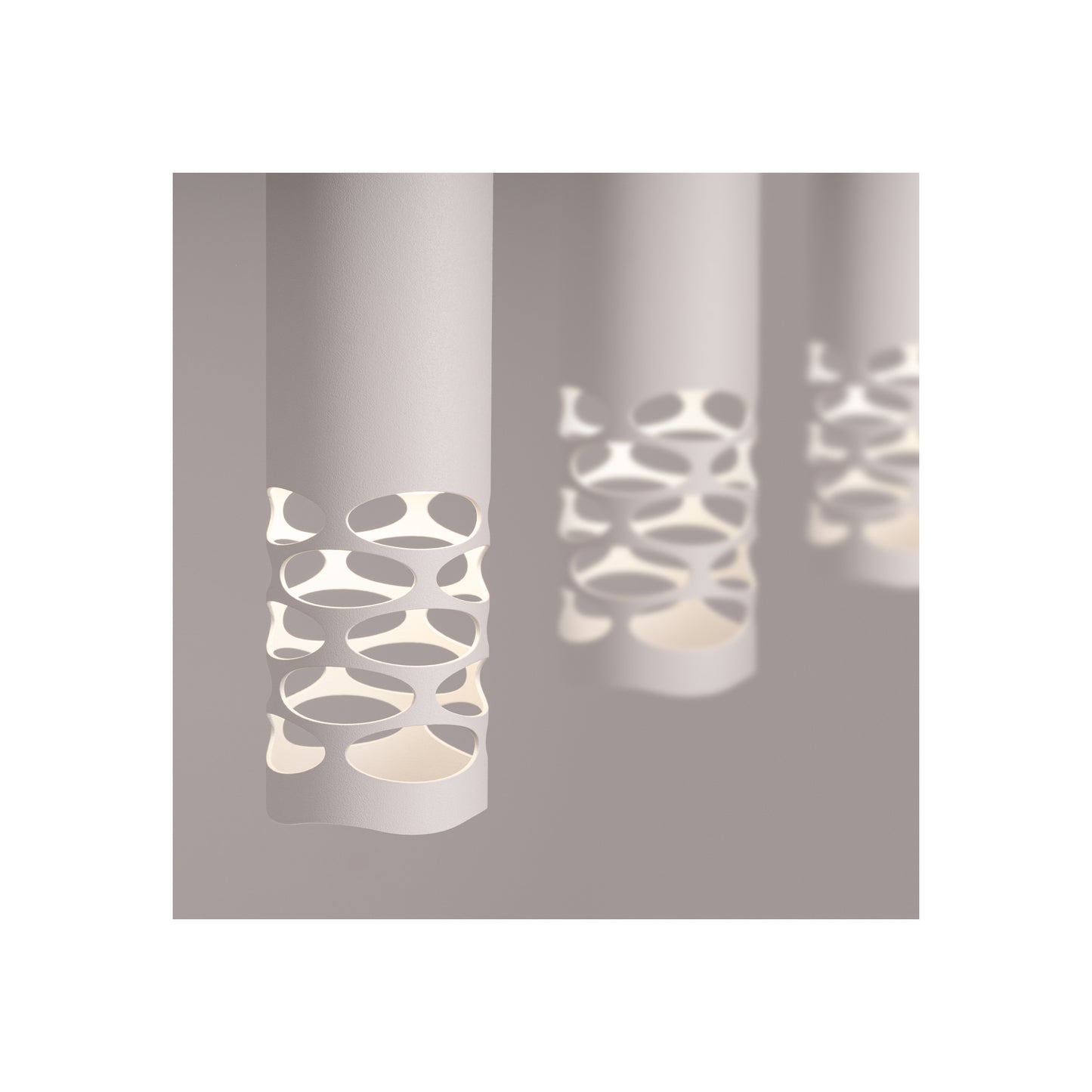Liro 3L Pendant in White