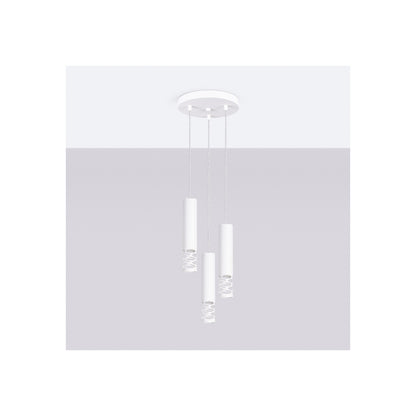 Liro 3P Pendant in White