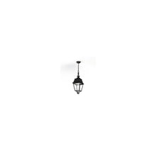 Avenue 4 Clear Glass E27 Chain Pendant with Four-Sided Lantern