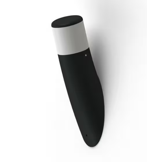 Bamboo Swivelling Opal Glass Wall Light