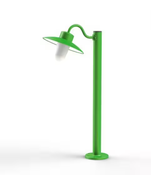 Belcour Model 3 Opal Glass Bollard