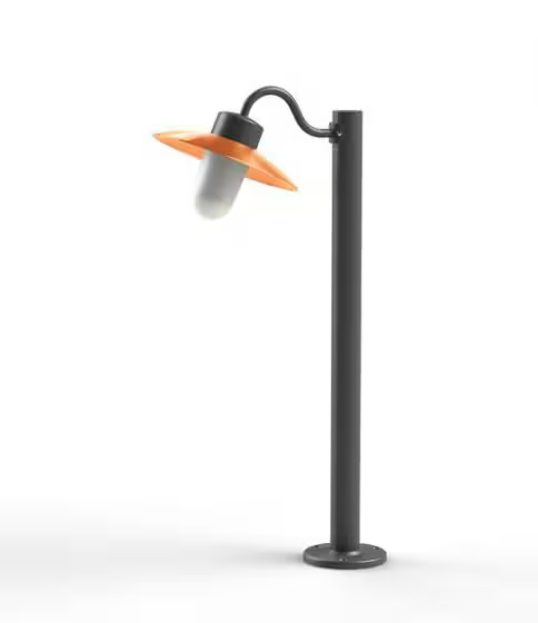 Belcour Model 3 Opal Glass Bollard