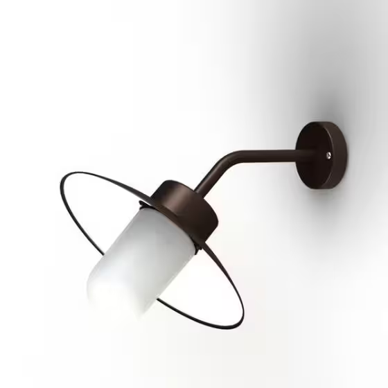 Belcour Model 8 Opal Glass Wall Fitting