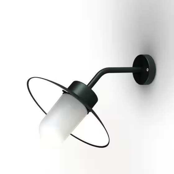 Belcour Model 8 Opal Glass Wall Fitting