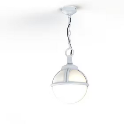 Boreal Model 1 Opal Glass Pendant with Cast Aluminium