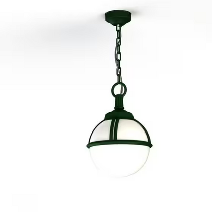 Boreal Model 1 Opal Glass Pendant with Cast Aluminium
