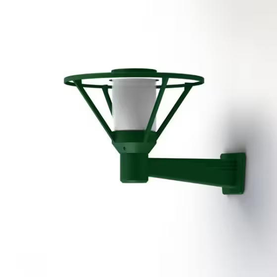 Bermude Frosted Glass Upwards Wall Bracket