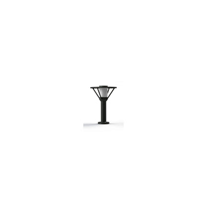 Bermude Frosted Glass Ground Light with White Reflector