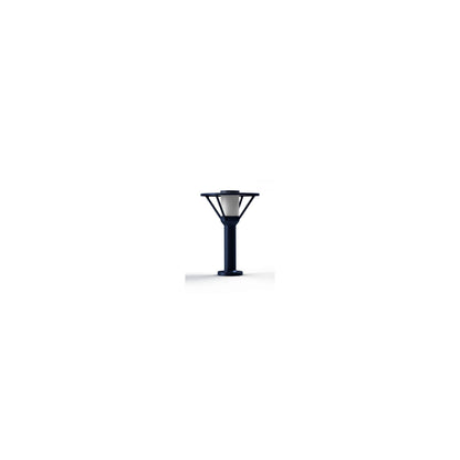 Bermude Frosted Glass Ground Light with White Reflector