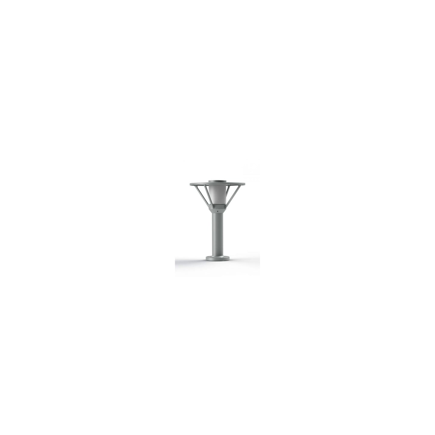Bermude Frosted Glass Ground Light with White Reflector