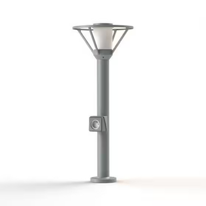 Bermude Small Frosted Glass Socket Bollard