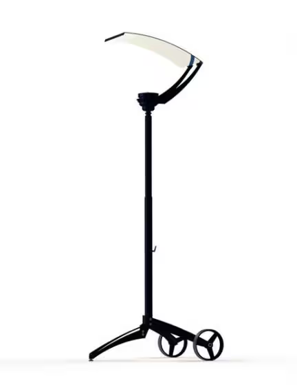 Equix Toughened Borosilicate Glass LED Portable Light with Aluminium Head and Pole