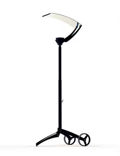 Equix Toughened Borosilicate Glass LED Portable Light with Aluminium Head and Pole