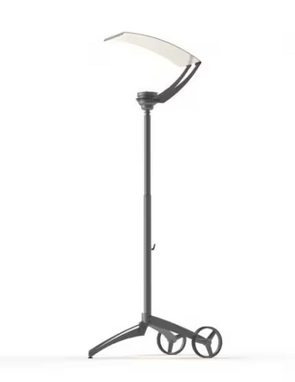 Equix Toughened Borosilicate Glass LED Portable Light with Aluminium Head and Pole