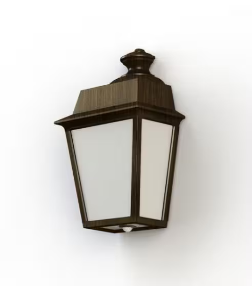 Place des Vosges 1 Evolution Model 2 Opal Glass E27 Wall Light