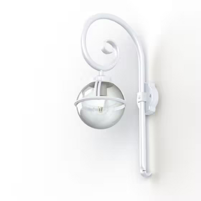 Boreal Model 2 Smoked Glass Swan Neck Wall Bracket