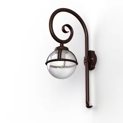 Boreal Model 2 Smoked Glass Swan Neck Wall Bracket