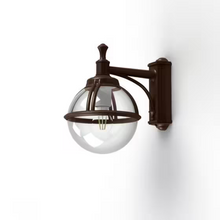 Boreal Model 4 Smoked Glass Downwards Wall Bracket with Cast Aluminium