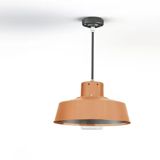 Faktory Model 2 Small Clear Glass Pendant with Inner Reflector