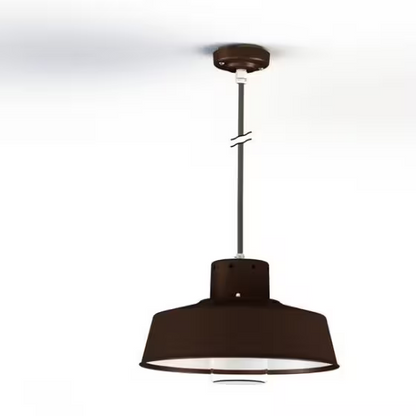 Faktory Model 3 Large Clear Glass Pendant with Inner Reflector