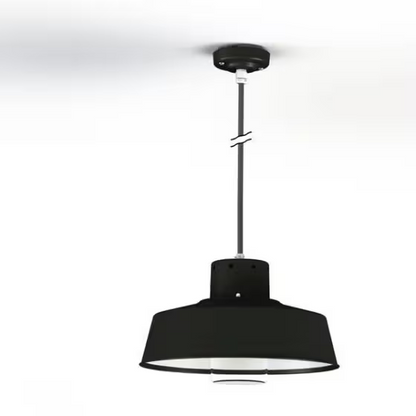 Faktory Model 3 Large Clear Glass Pendant with Inner Reflector