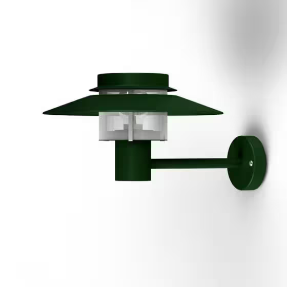 Kerlouan Clear Glass Upwards Wall Bracket