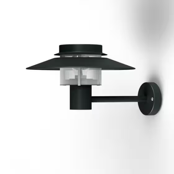 Kerlouan Clear Glass Upwards Wall Bracket