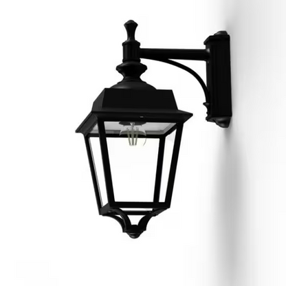 Place des Vosges 1 Evolution Model 4 Clear Glass Downwards Wall Bracket