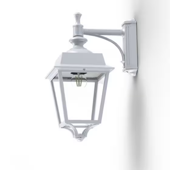 Place des Vosges 1 Evolution Model 4 Clear Glass Downwards Wall Bracket