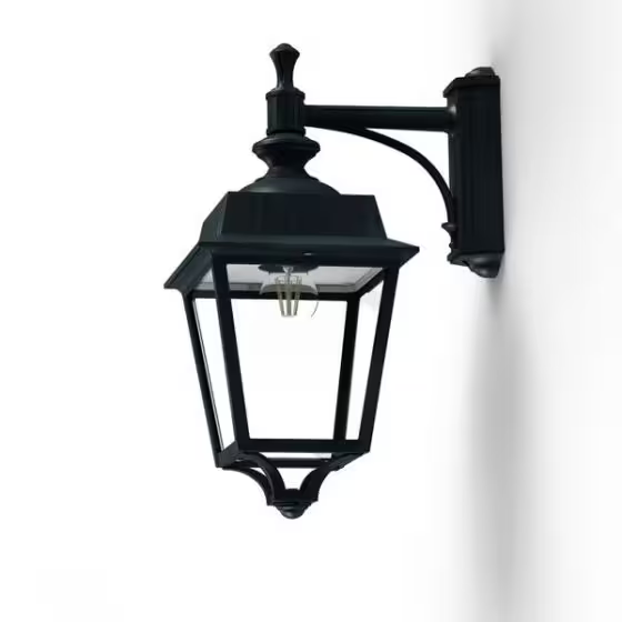 Place des Vosges 1 Evolution Model 4 Clear Glass Downwards Wall Bracket