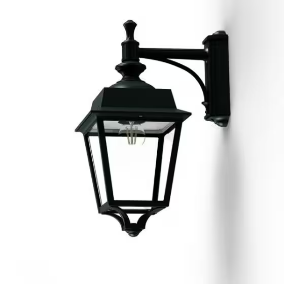 Place des Vosges 1 Evolution Model 4 Clear Glass Downwards Wall Bracket