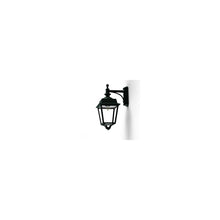 Place des Vosges 1 Evolution Model 4 Clear Glass Downwards Wall Bracket with Injection-Moulded Aluminium