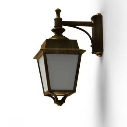 Place des Vosges 1 Evolution Model 4 Opal Glass Downward Wall Bracket