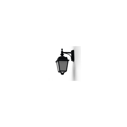 Place des Vosges 1 Evolution Model 4 Sensor Downwards Wall Bracket with Opal Glass